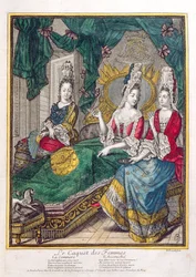 Women chatting or The New Mother, late 17th century